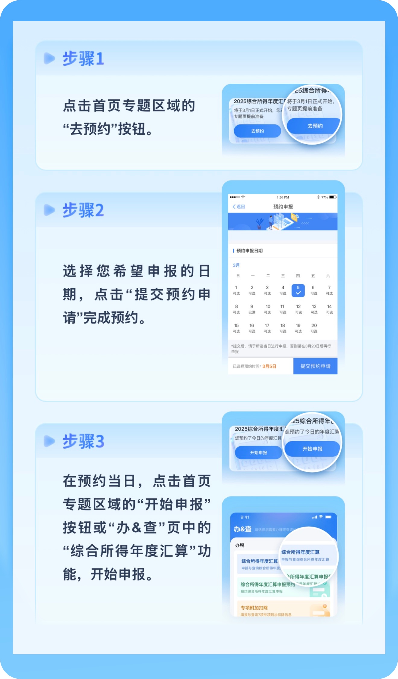 国家税务总局：2025年综合所得个税汇算25日起可预约办理