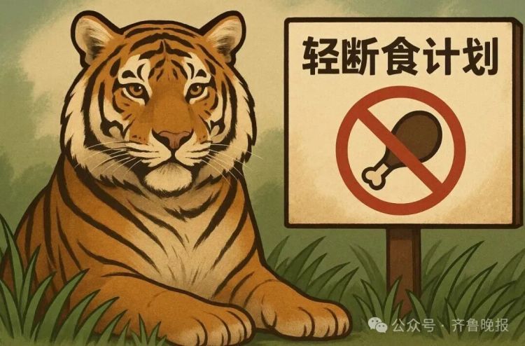 真吃不动了！哈尔滨300多只东北虎轮流“轻断食”，“断食园区”当日禁止游客投喂肉条