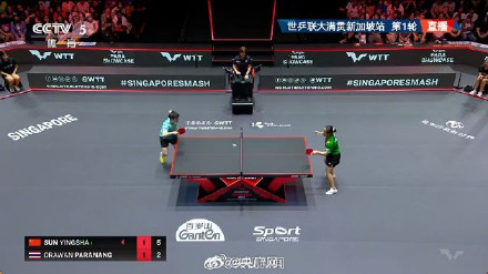 孙颖莎开门红顺利晋级