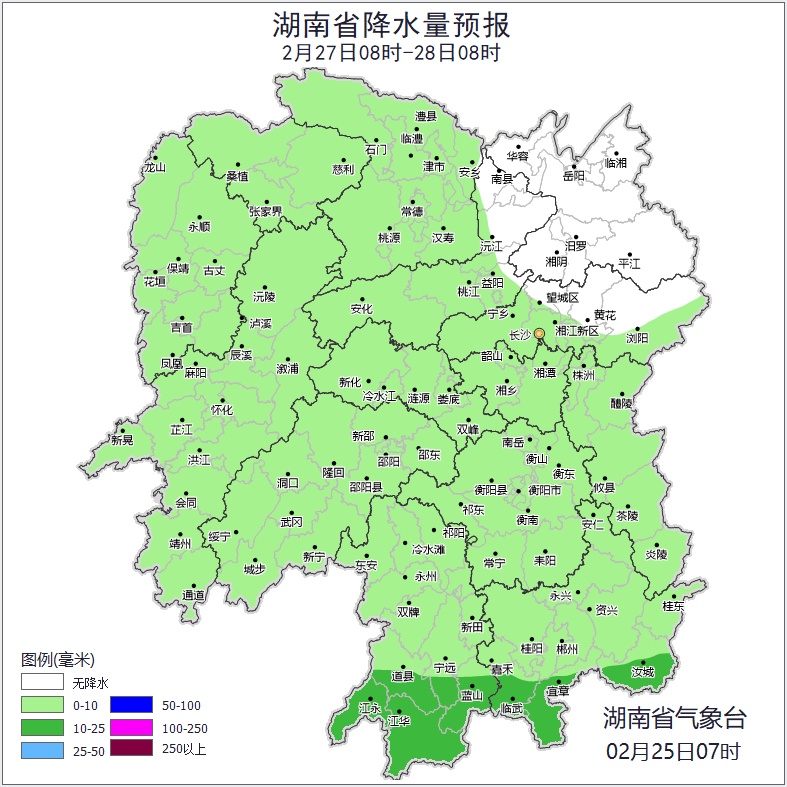 今起，两轮大范围雨雪天气来袭！湖南天气预报