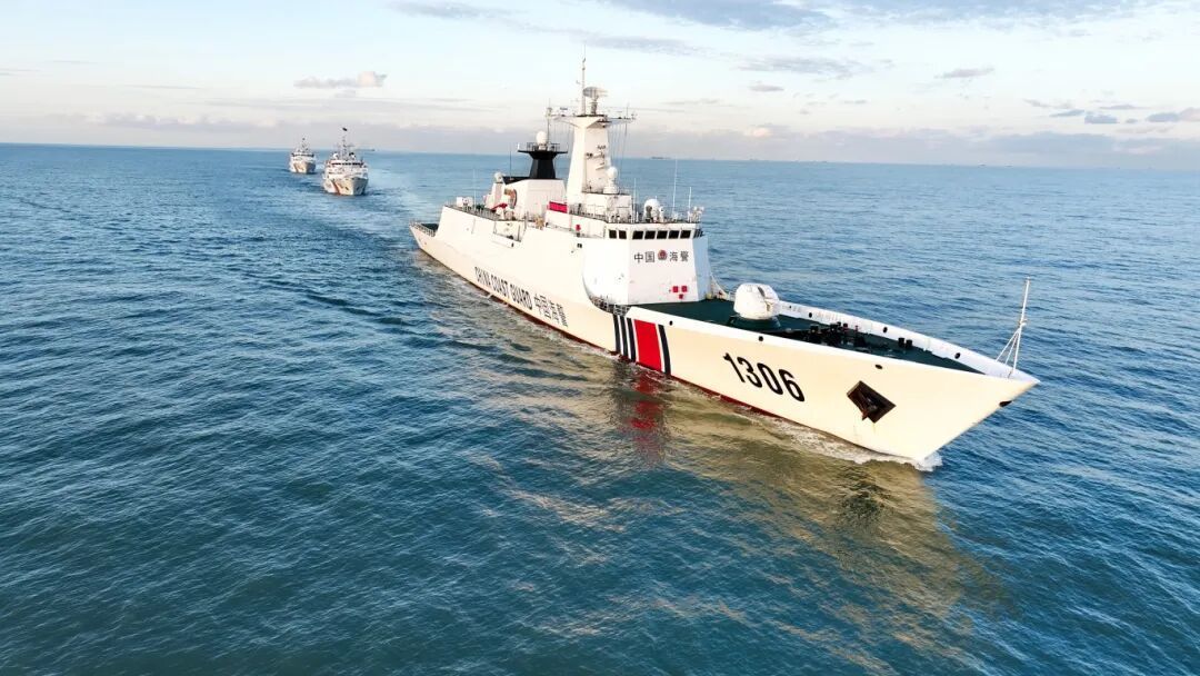 砺剑海天！大图直击海警舰艇编队训练现场