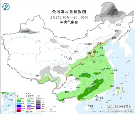 厚衣服别急着收!今起大范围雨雪将至 厚衣服别急着收!今起大范围雨雪将至