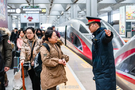 全国铁路春运发送旅客突破3亿人次！