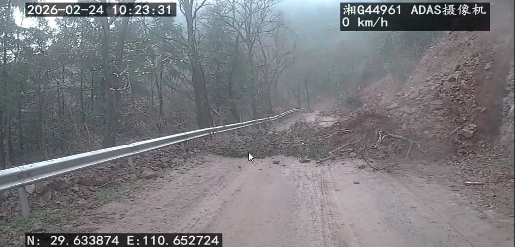 司机“神预判”救下全车人！发现石块滚落，6秒倒车避开塌方