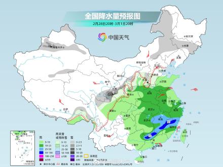南方人注意：新一轮降雨已在路上，未来10天这些地方将是降雨核心区！