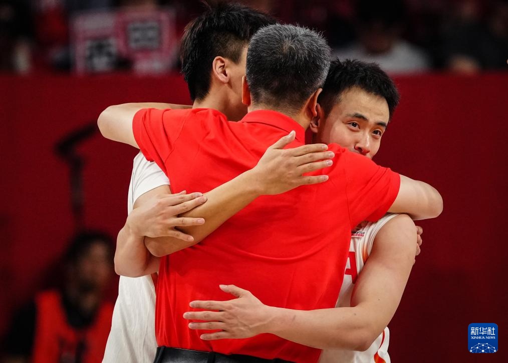 篮球世界杯预选赛：中国队胜日本队