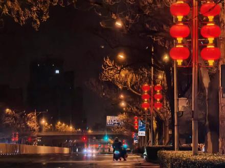 转发！北京马年第一场雪