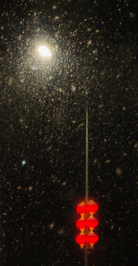 转发！北京马年第一场雪