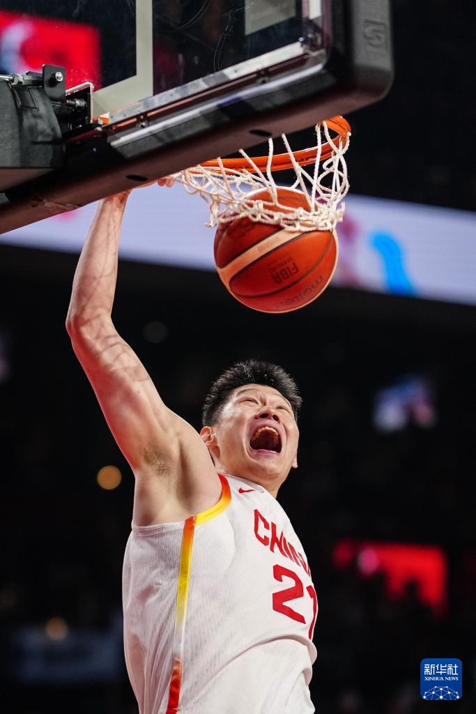 篮球世界杯预选赛：中国队胜日本队