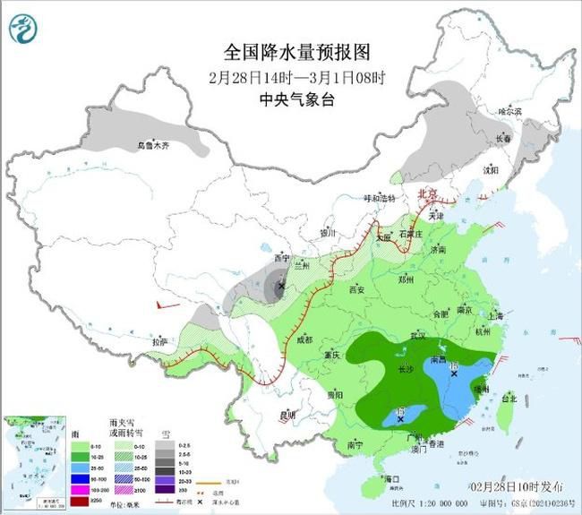 大范围雨雪过程展开 西北和华北等地有降雪 春运出行要注意 大范围雨雪过程展开 西北和华北等地有降雪 春运出行要注意