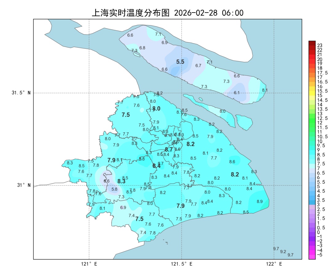上海“保湿喷雾”终于要停了?白天短暂放晴,半夜雨水返场 上海“保湿喷雾”终于要停了?白天短暂放晴,半夜雨水返场