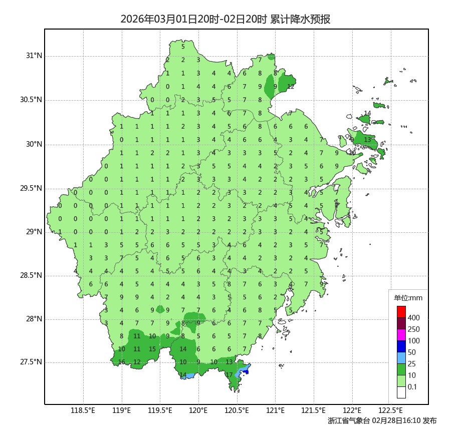 大雨、局地暴雨！浙江人注意，新一轮明显降水要来，元宵节天气明确了