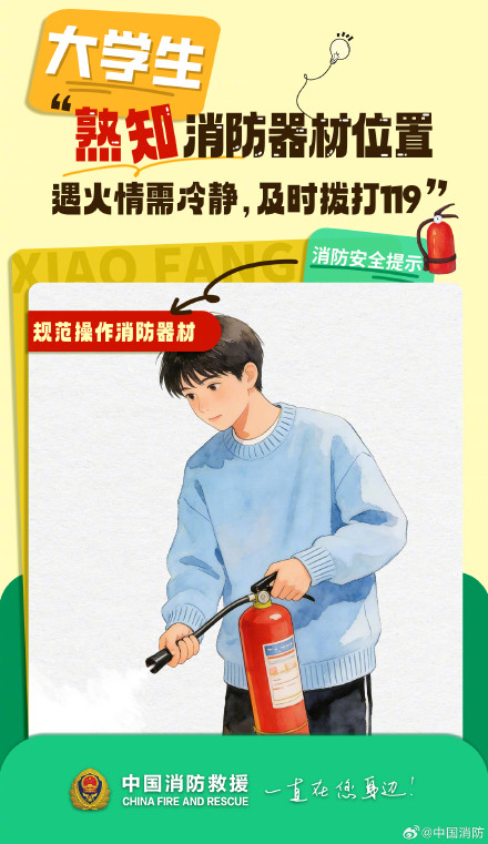 全体同学看过来！各学段都能用上的校园消防安全小贴士