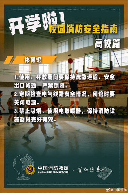 高校消防安全9个场景