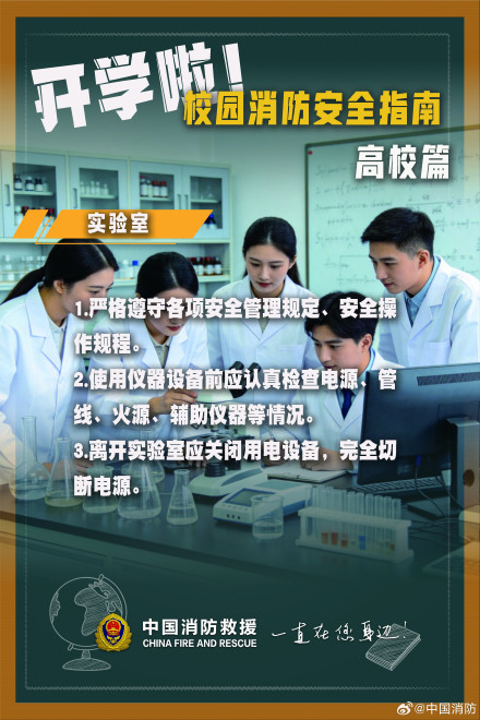 高校消防安全9个场景