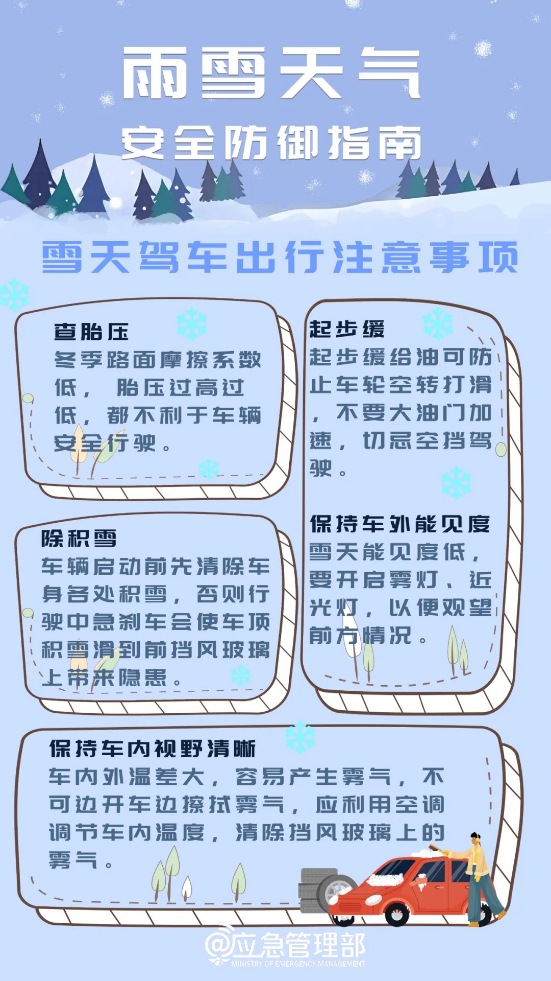 大范围雨雪天气来袭！安全提示