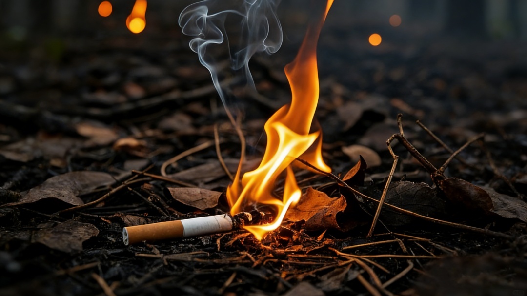 警惕!一个烟头引发的连锁反应 警惕!一个烟头引发的连锁反应