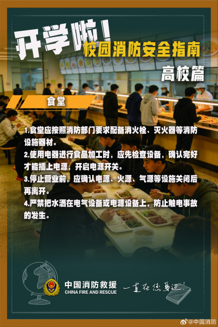 高校消防安全9个场景