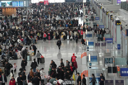 3月1日全国铁路发送旅客1660.7万人次