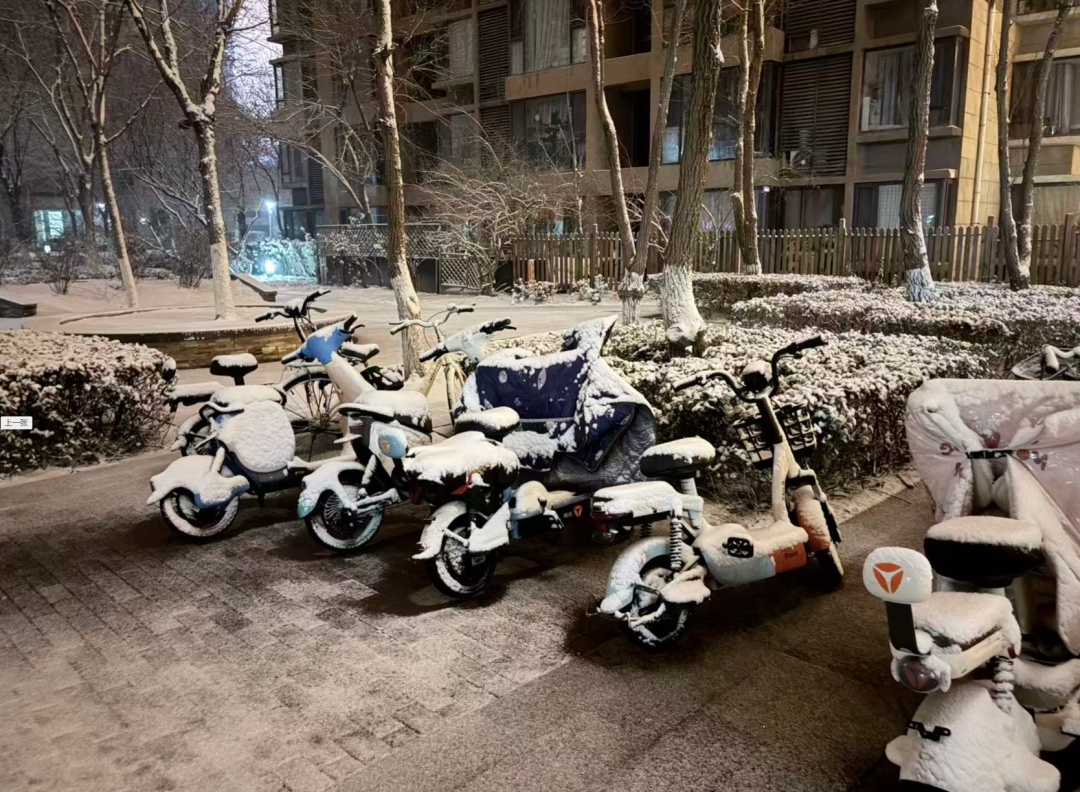 天津暴雪预警！中到大雪！