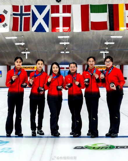 中国冰壶女队世青赛铜牌