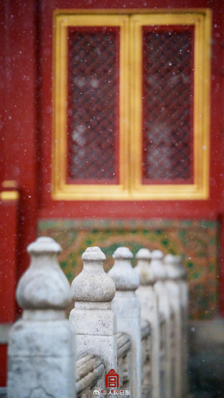 转存！故宫雪景壁纸上新