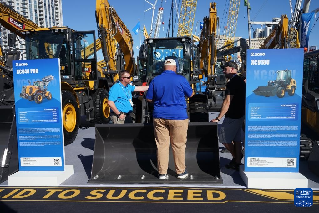 中国工程机械领军企业亮相北美最大工程机械展 中国工程机械领军企业亮相北美最大工程机械展