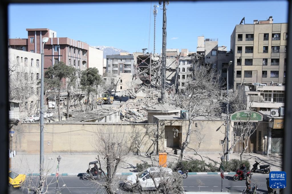 伊朗德黑兰:遭袭现场 伊朗德黑兰:遭袭现场