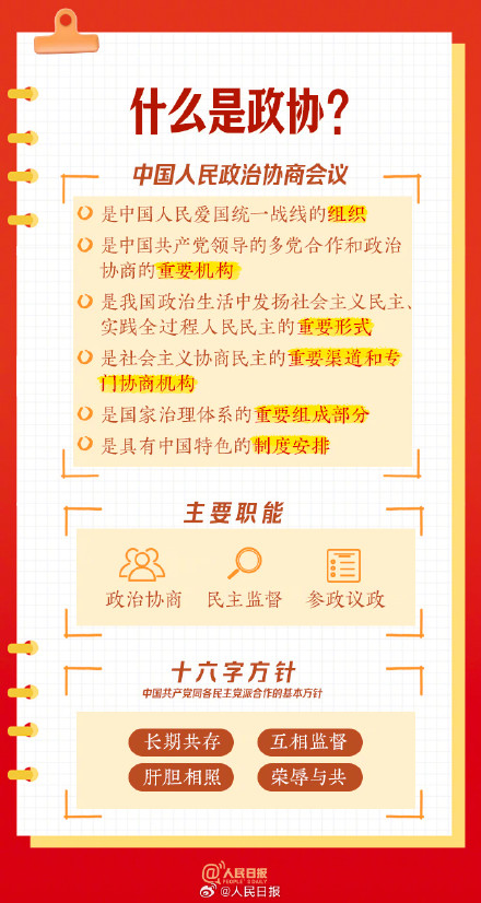 转发学习！9图了解政协知识点
