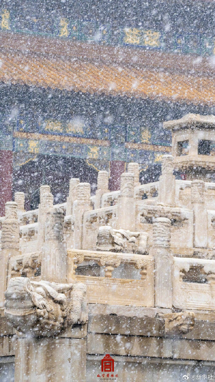 故宫雪景大片再次上新了