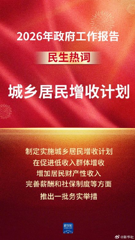 令人期待！政府工作报告中的民生热词
