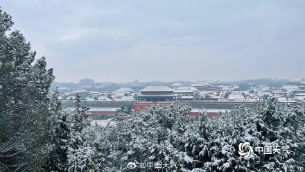 银装素裹在故宫具象化了