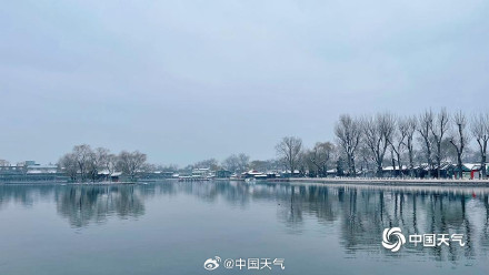 银装素裹在故宫具象化了