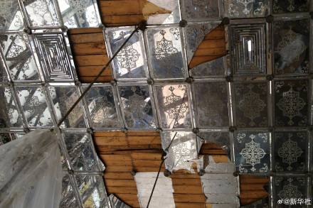 世界遗产玫瑰宫在空袭中受损