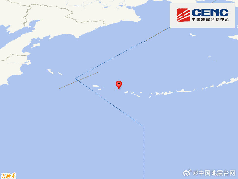 拉特群岛发生6.2级地震，震源深度10千米
