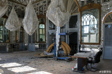 世界遗产玫瑰宫在空袭中受损