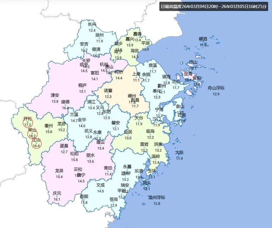 直冲23℃！浙江大回暖时间确定