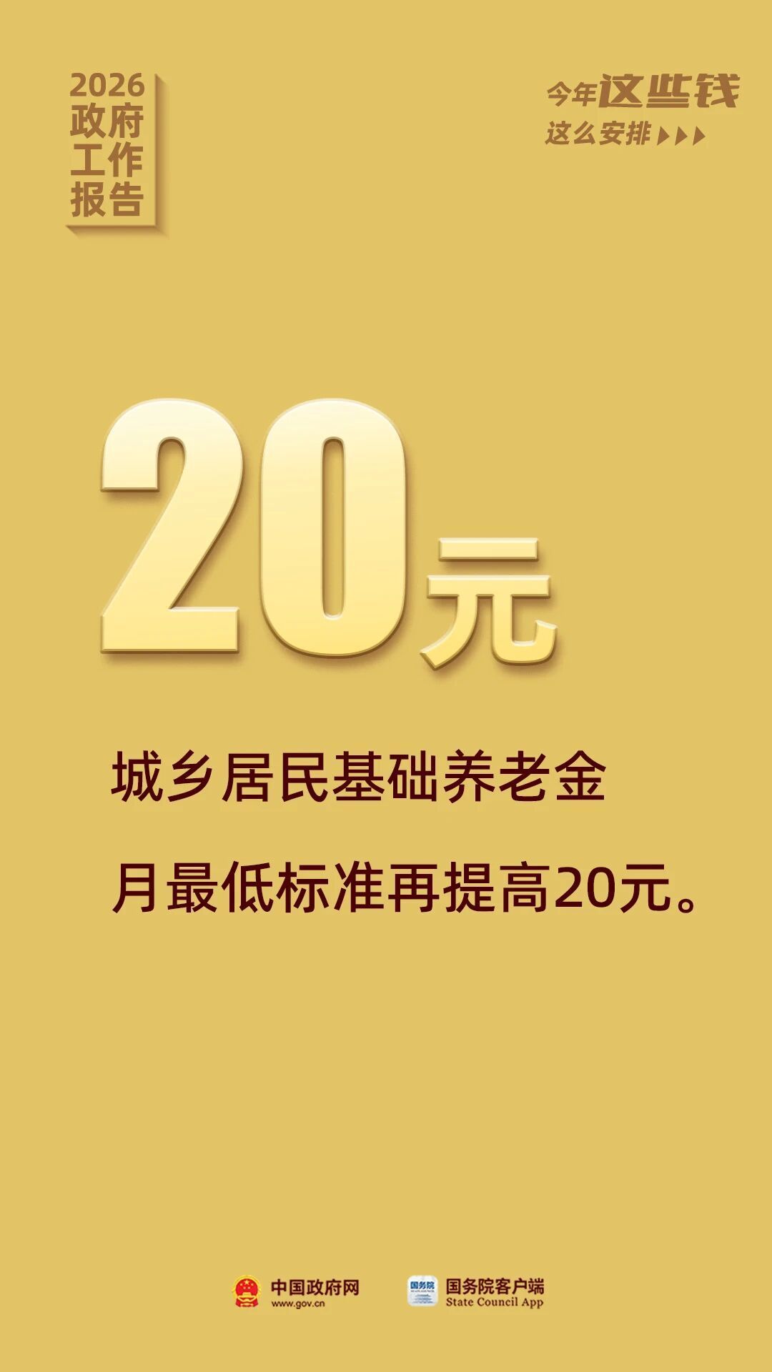 政府工作报告提到的这些资金 关系你我生活