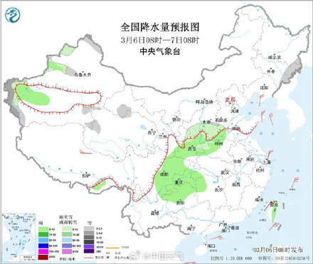 北方雪后放晴周末开启回暖模式 &nbsp;西南地区阴雨发展增多