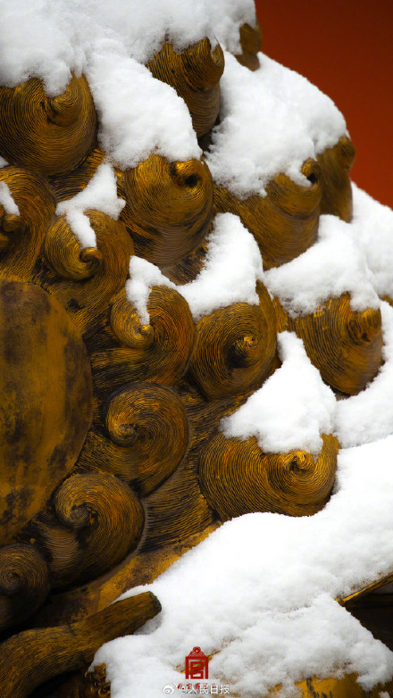 中式美学！故宫遇上春雪的氛围感