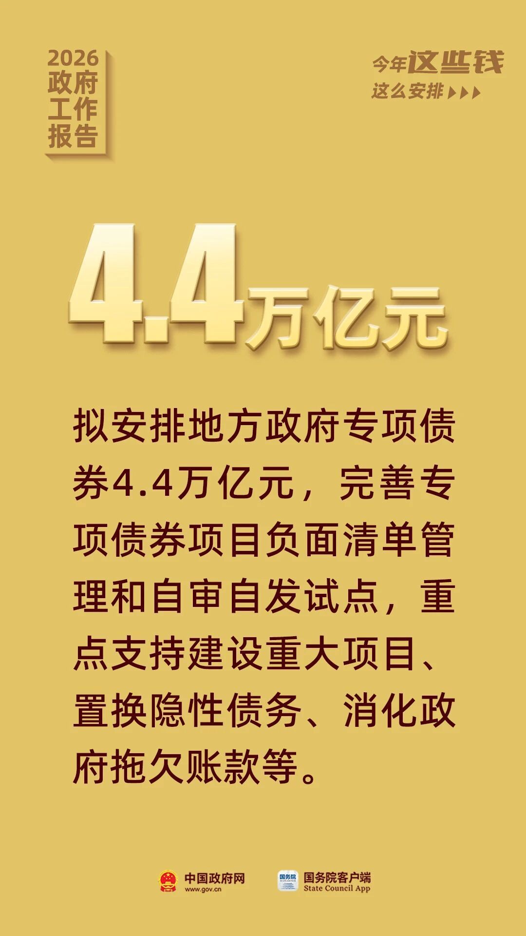 政府工作报告提到的这些资金 关系你我生活