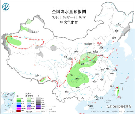 未来10天降雨区主要集中在西南地区