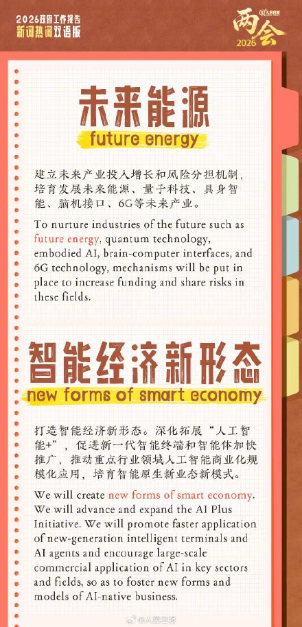 实用收藏！两会新词热词双语学习卡