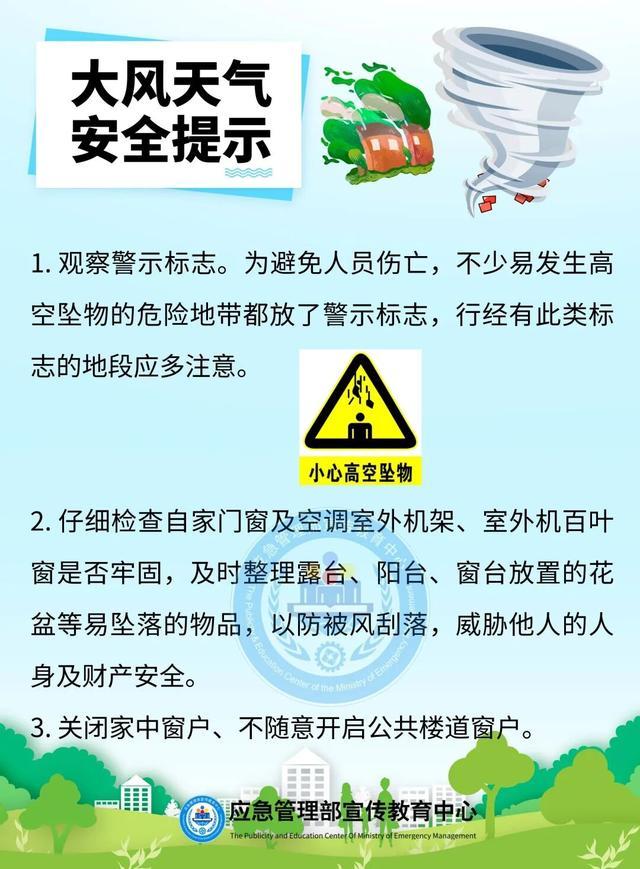 春季大风天气上线，“头顶上的危险”别大意！