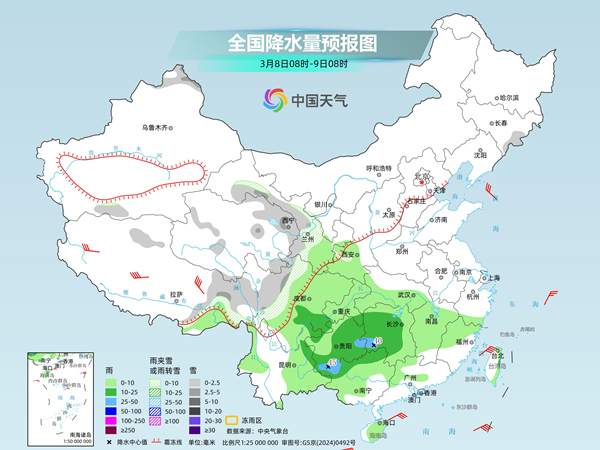 周末北方晴朗升温南方阴雨增多 西北等地下周最高气温可超20℃