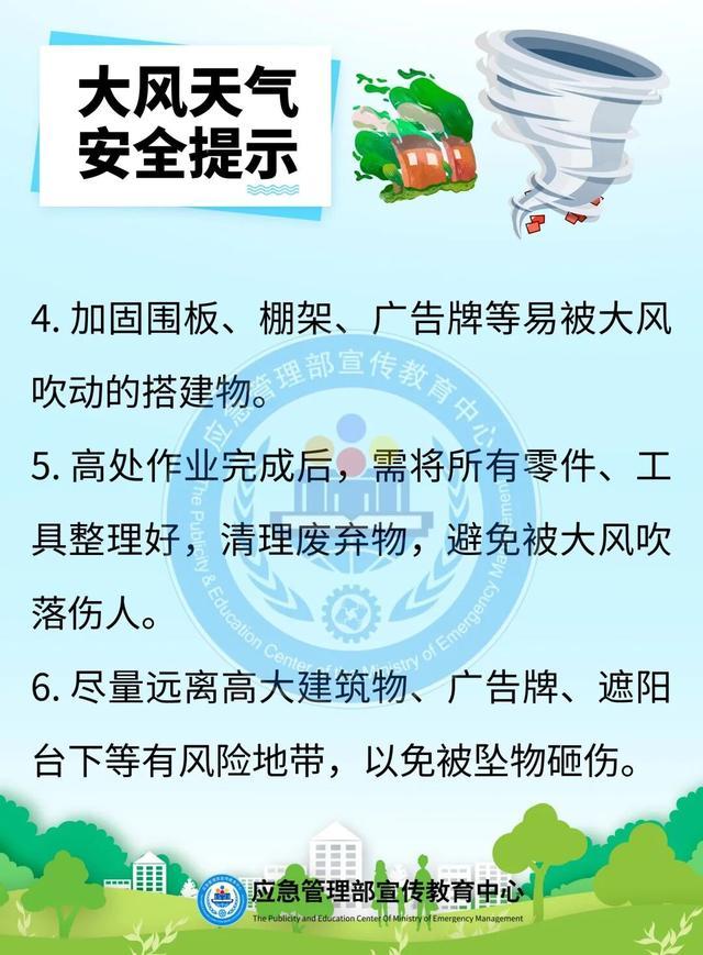 春季大风天气上线，“头顶上的危险”别大意！