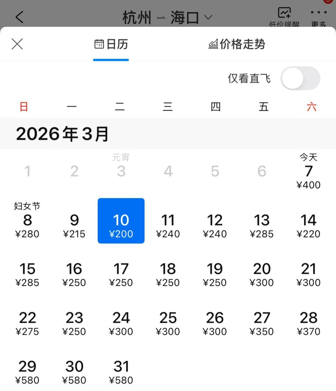 杭州出发，低至“2”字头！网友：直接冲