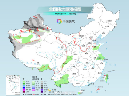 今天南方大范围阴雨持续 明后两天全国晴多雨少 今天南方大范围阴雨持续 明后两天全国晴多雨少