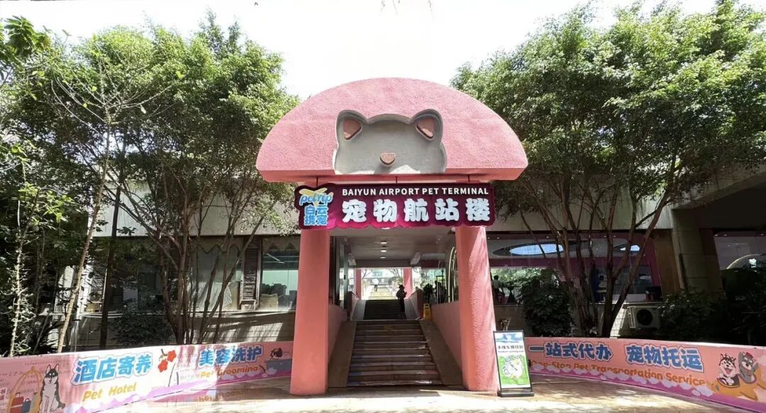 广州白云机场洗手间画着“人牵狗”标志，打开竟是宠物厕所！网友：第一次见，好评