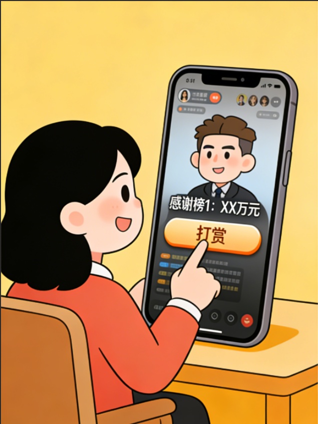 妻子直播间打赏54万余元 丈夫诉请返还被驳回 妻子直播间打赏54万余元 丈夫诉请返还被驳回